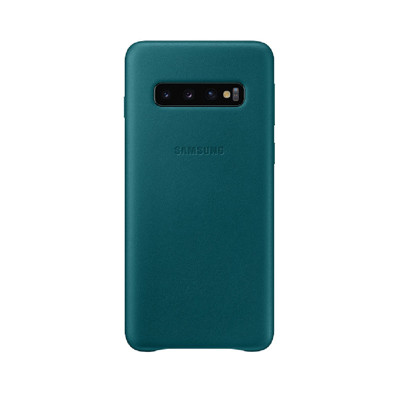Immagine di Samsung cover in pelle per Galaxy S10 | Verde