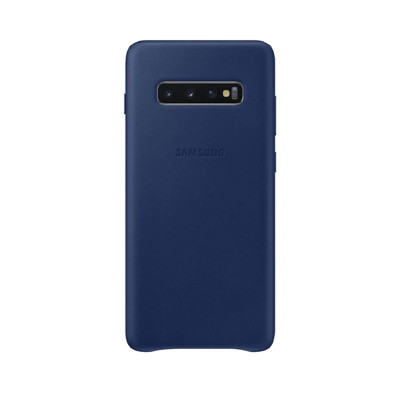 Immagine di Samsung cover in pelle per Galaxy S10 E | Blu