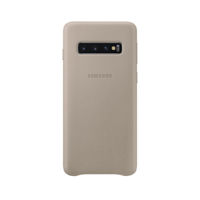 Immagine di Samsung cover in pelle per Galaxy S10 E | Grigio