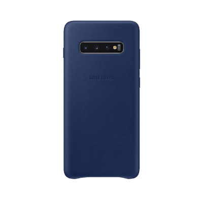 Immagine di Samsung cover in pelle per Galaxy S10+ | Blu