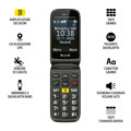 Immagine di Beghelli telefono cellulare Salvalavita senior flip SLV30 GPS ALTAVOCE Dual sim | Nero