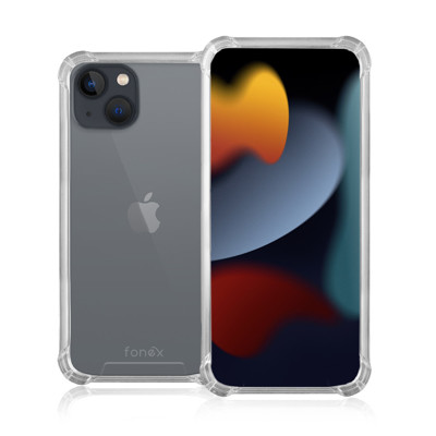 Immagine di Fonex cover Mols Basic antiurto per Apple iPhone 14 Plus con angoli e retro rinforzati |Trasparente