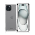 Immagine di Fonex cover Mols Basic antiurto per Apple iPhone 15 Plus con angoli e retro rinforzati |Trasparente