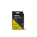 Immagine di Fonex auricolari a filo Classic con connettore Type-C | Nero