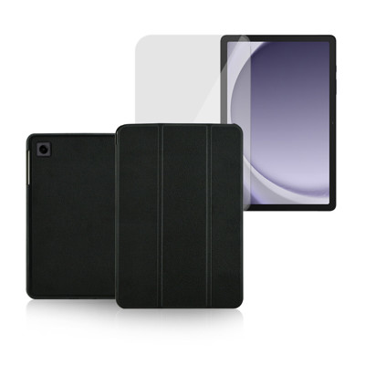 Immagine di Fonex kit custodia Slim Pro + vetro per Samsung Galaxy Tab A9+ 11" | Nero