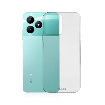 Immagine di Fonex cover Invisible ultrasottile per Realme C51 | Trasparente