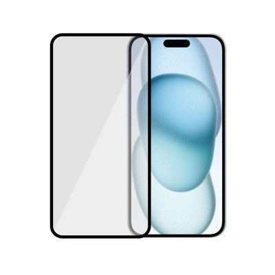 Immagine di Fonex screen protector 3D per Apple iPhone 15/16 | Bordo nero