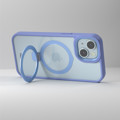 Immagine di Fonex cover Mag Stand con magnete e supporto per Apple iPhone 15 Plus | Bordo Viola chiaro