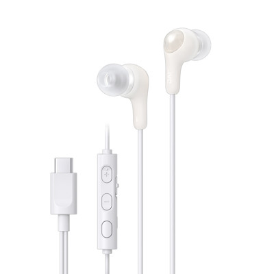 Immagine di JVC Auricolari "Gumy Connect" FR9UC con connettore Type-C | Bianco