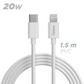 Immagine di Fonex cavo carica e dati 20W Type-C to Lightning | 1,5 m | Bianco