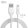 Immagine di Fonex cavo carica e dati 12W Micro USB | 1,5 m | Bianco