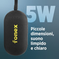 Immagine di Fonex speaker wireless Aura Lite 5W | Nero