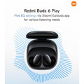 Immagine di Auricolari Xiaomi Redmi Buds 6 Play Bluetooth | Nero
