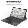 Immagine di Easyteck tablet EK12 12" 4G 8/128GB | Custodia con tastiera integrata inclusa | Dual Sim | Grigio