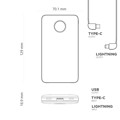 Immagine di Fonex power bank da 10.000 mAh Type C + Lightning | Nero
