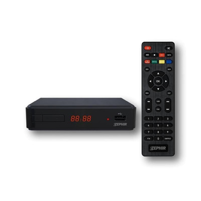 Immagine di DECODER DIGITALE TERRESTRE DVB-T2 HDMI ZEPHIR | Nero 