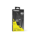 Immagine di Fonex cavo carica e dati 60W USB to Type-C | 1.5 m | Nero