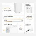 Immagine di Mercusys by Tp-Link router 4G Wi-Fi AC1200 fino a 300 Mbps | Bianco