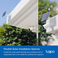 Immagine di Tp-Link/Tapo Kit Telecamera di sorveglianza Smart Wire-Free IP65 da interno/esterno WiFi + pannello solare