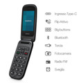 Immagine di Easyteck telefono cellulare F210 | Grigio Scuro