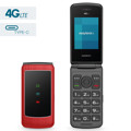 Immagine di Easyteck telefono cellulare F400 4G VoLTE | Rosso