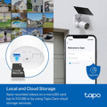 Immagine di Tp-Link/Tapo Kit Telecamera di sorveglianza Smart Wire-Free IP65 da interno/esterno WiFi + pannello solare