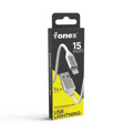 Immagine di Fonex cavo carica e dati 15W USB to Lightning | 1.5 m | Bianco