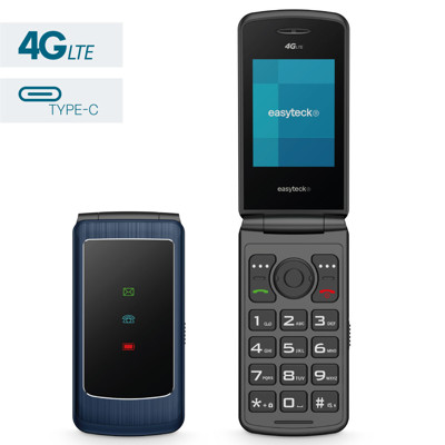 Immagine di Easyteck telefono cellulare F400 4G VoLTE | Blu