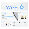 Immagine di Tp-Link Nano adattatore USB Wi-Fi 6 AX900 e Bluetooth 5.3 | Nero