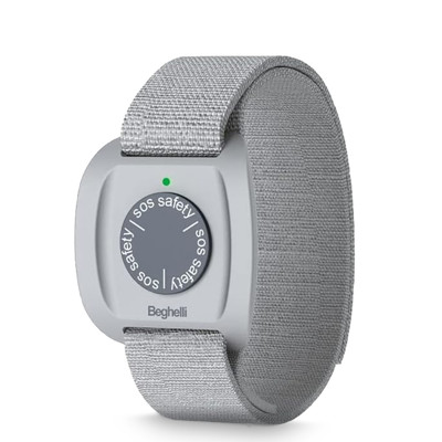 Immagine di Beghelli braccialetto Salvalavita SOS SLV | Grigio