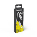 Immagine di Fonex cavo carica e dati 100W Type-C to Type-C | 1.5 m | Bianco