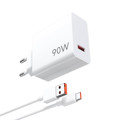 Immagine di Xiaomi caricatore da rete 90W HyperCharge Combo con cavo Type-C | Bianco