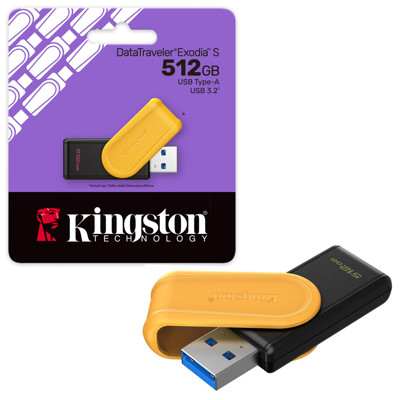 Immagine di Kingston pen drive DTXS 3.2 Gen 1 Exodia S USB | 512 GB