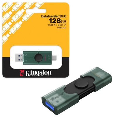 Immagine di Kingston pen drive DUO 3.2 USB+Type-C | 128 GB