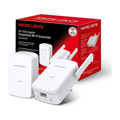 Immagine di Mercusys by Tp-Link Powerline Kit Homeplug AV2 fino a 1000Mbps e Wi-Fi 300Mbps