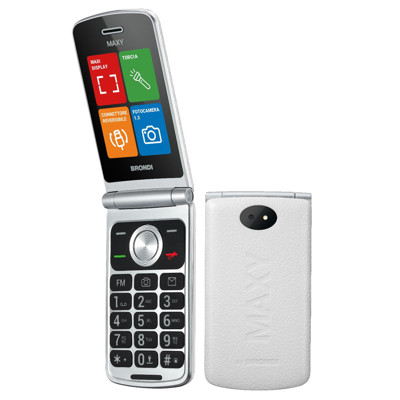 Immagine di Brondi telefono cellulare Maxy Dual sim | Bianco