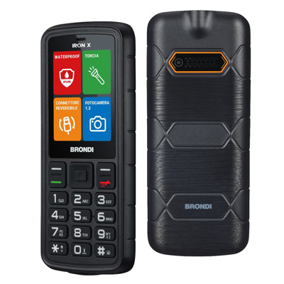 Immagine di Brondi telefono cellulare Iron Dual sim | Nero