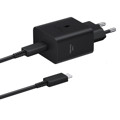 Immagine di Samsung Caricatore Type-C 45W Ultra Rapido + Cavo Type-C | Nero