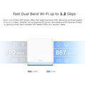 Immagine di Mercusys by Tp-Link AC1200 Whole Home Mesh Wi-Fi System - 3 pz