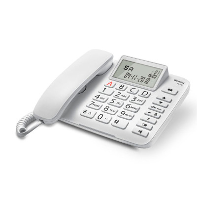 Immagine di Gigaset telefono base DL380 con tasti grandi | Bianco