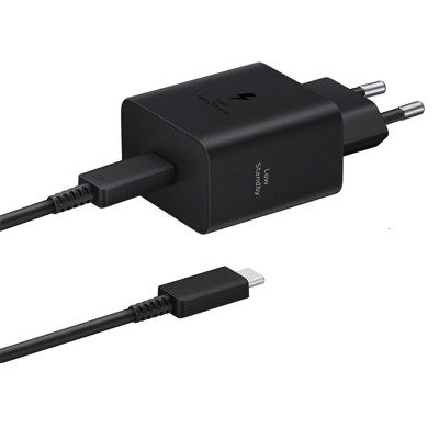 Immagine di Samsung Caricatore Type-C 45W Ultra Rapido + Cavo Type-C | Nero