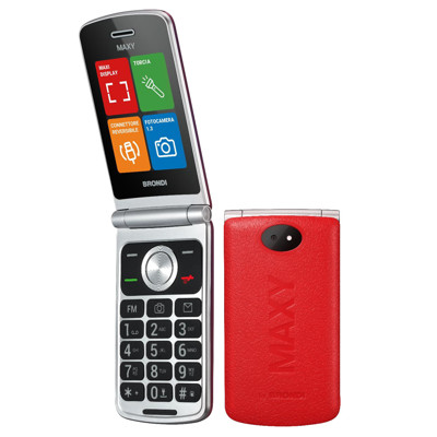 Immagine di Brondi telefono cellulare Maxy Dual sim | Rosso