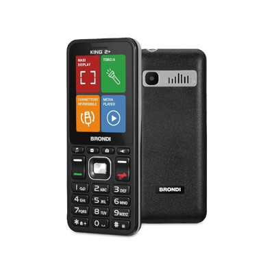 Immagine di Brondi telefono cellulare King 2+ Dual sim | Nero