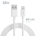 Immagine di Fonex cavo carica e dati 12W USB to Lightning | 60 cm | Bianco