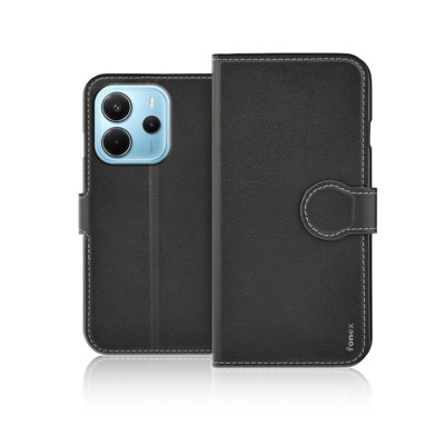 Immagine di Fonex custodia a libro Identity in similpelle per Xiaomi Redmi Note 14 4G | Nero