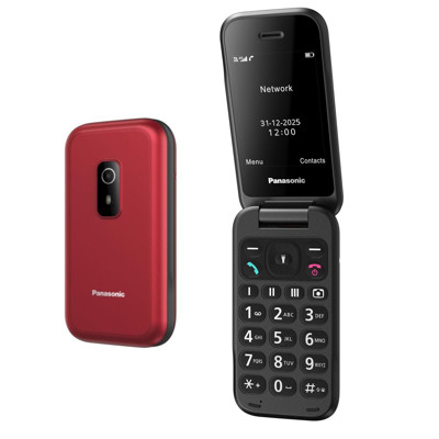 Immagine di Panasonic telefono cellulare senior TF600 4G | Rosso