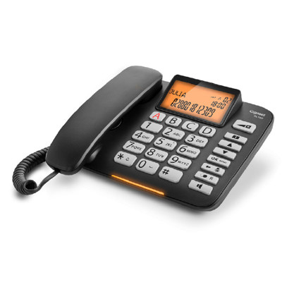 Immagine di Gigaset telefono base DL580 con tasti grandi | Nero