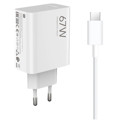 Immagine di Caricatore Xiaomi 67W HyperCharge Combo + Cavo Usb\Type-C | Bianco