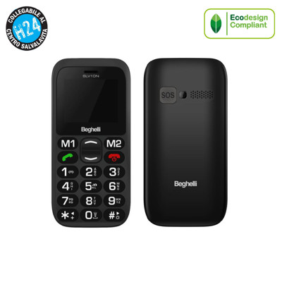 Immagine di Beghelli telefono cellulare Salvalavita senior  SLV 10N ECO Dual sim | Grigio