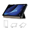 Picture of Fonex Slim Pro book case + glass for Samsung Galaxy Tab A8 10.5 "| Black